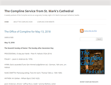 Tablet Screenshot of complinepodcast.org